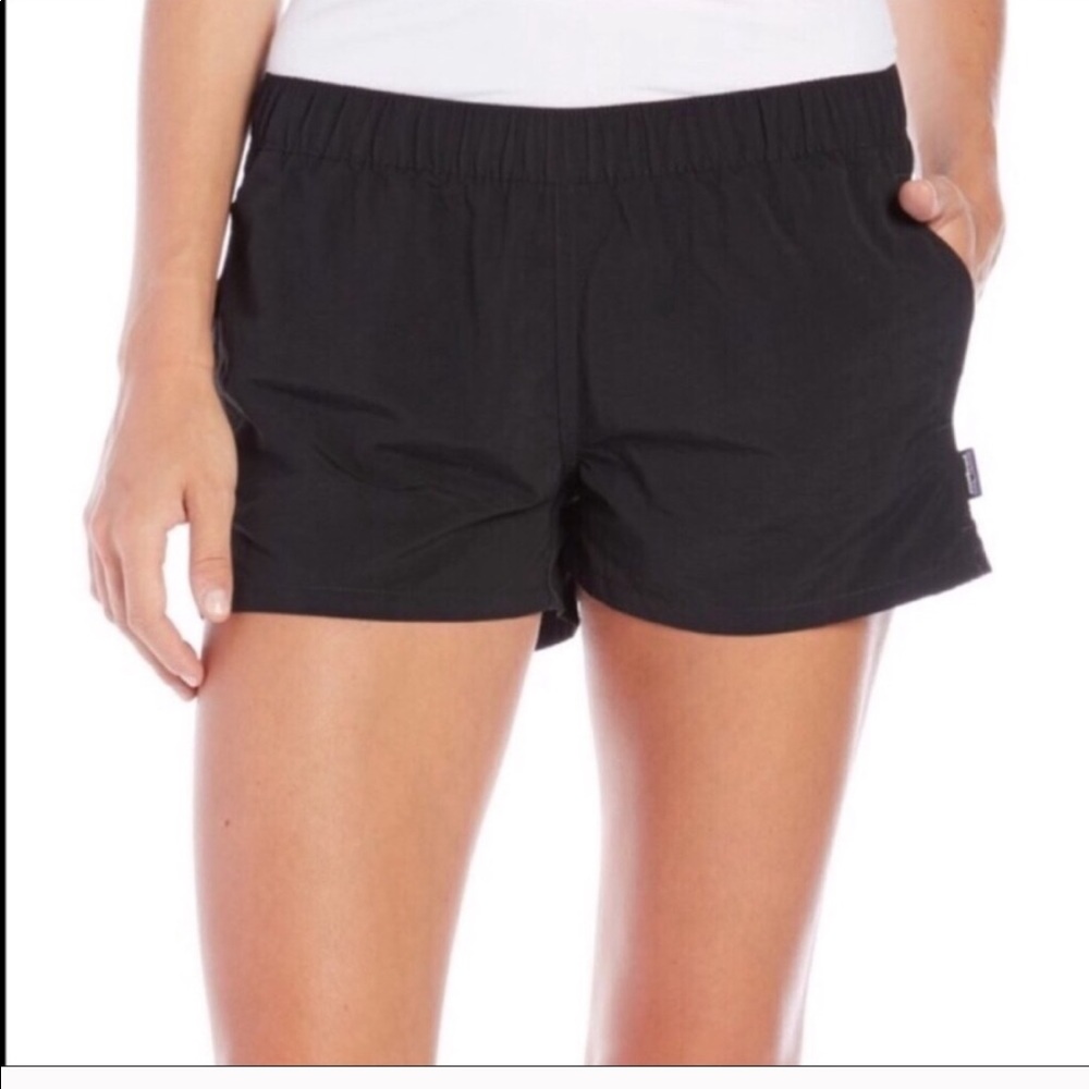 Like new Patagonia Barely Baggies black medium